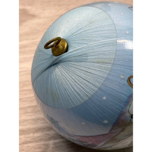 Hallmark Satin Ball Ornament Season of Caring Shepherd Vintage Christmas 1982 - Picture 9 of 9